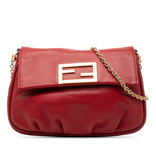 Fendi leather sta pochette - sta,