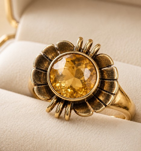 Vintage ring blumen - ring, design