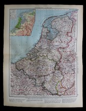 ANDREES HAND ATLAS MAP PLATE