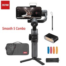Zhiyun Smooth 5 Combo 3Achsen-Fokus Handheld-Gimbal-Stabilisator für Smartphones