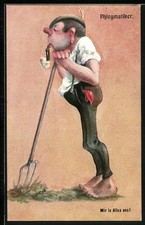 Künstler huber - künstler-ak,
