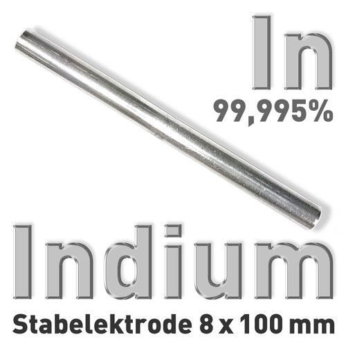 Indium elektrode x - Ø, 8