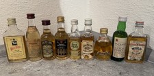 9 Seltene Whiskey Miniaturen, Älteste Über 40 Jahre Alt - Ungeöffnet