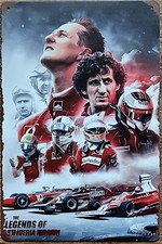 Blechschild, 20x30cm, Legends, Scuderia Ferrari, Michael Schumacher, Formel 1