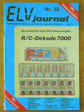 Elektronik-Zeitschrift – ELV journal Nr. 22, Juli/August 1982