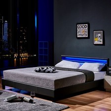 Led polsterbett designbett - led,