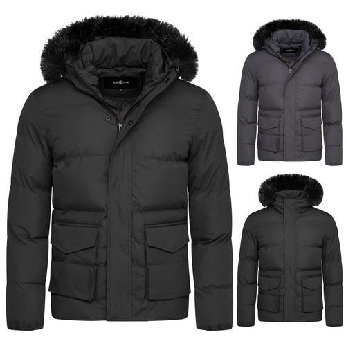 Herren winterjacke parka - winterjacke,