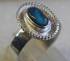 Black Opal 1.1 Karat 925er