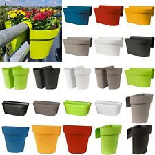 Geländertopfe 7 Farben in 4 Größen Hängetopf Blumenkasten Blumentopf Up und BeUp