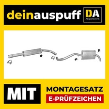 Auspuffanlage für VW Lupo 1.4 16V Auspuff B764
