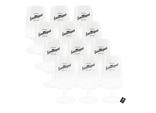 San miguel glas 12er set - san,