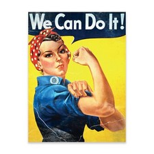 Poster Frau Vintage 30x40 / 50x70 / 70x100 Hochformat OHNE RAHMEN XXL Wandposter