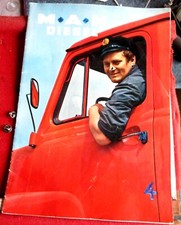 Prospekt MAN Diesel Original Omnibus LKW Nutzfahrzeuge Photos Vielleicht finden