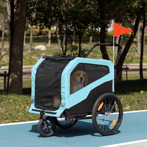 Pawhut 1 hundeanhänger - pawhut, 2-in-1