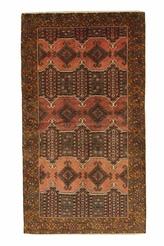 Belutsch teppich 214x119 - 214x119, rot