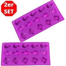 2er set silikon backformen - 2er,