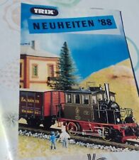 TRIX H0 MINITRIX PROSPEKT NEUHEITEN 1988 MODELLBAHN SPUR N SELTEN ANSEHEN BR 98