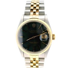 Rolex Datejust 36mm Blaues Zifferblatt Stahl / Gold Ref. 16233