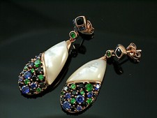 925 Silver Earrings with Cubic