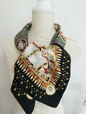 Luxus 100% Seidentuch von Frey Wille 90x90 Handrouliert, Lotusblüte