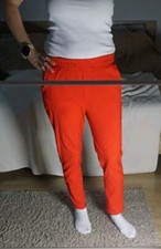 Damen Stoffhose Gr. M/L Rot Stretch Hose Relax Weihnachten