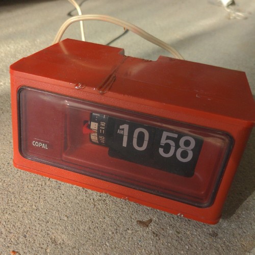 Copal 160 flip clock orange - copal,