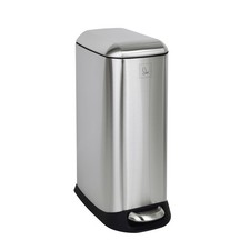 B-Ware SVITA TS20 Mülleimer Treteimer Abfalleimer 20l Inneneimer Pedal Silber