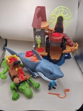 Fisher Price Imaginext Wizard Tower Castle Spielset und Megashark Konvolut Restposten
