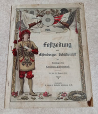 antike Festzeitung Eisenberg