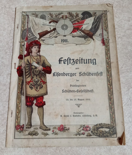 Antike festzeitung eisenberg - antike,