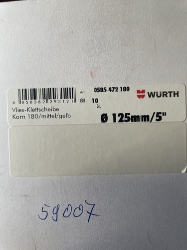 Vlies klettscheibe würth 125 - würth,