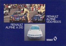 RENAULT ALPINE A110 1300 1600S A310 Prospekt Brochure plus Technik Daten 6