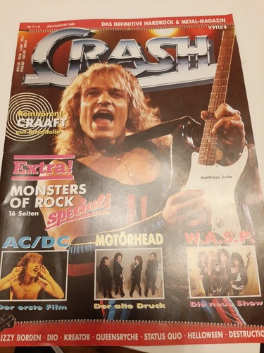 Crash fanzine magazine - crash, 86
