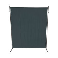 Sichtschutz Garten Windschutz Trennwand Paravent 150x190cm grau,  verlängerbar