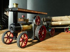 Dampfmaschine Dampftraktor Mamod T.E.1a mit Anhänger