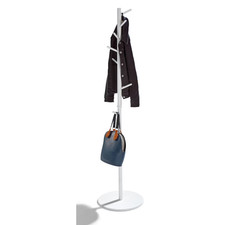 Garderobe Garderobenständer Standgarderobe Kleiderständer 8 Haken, 160 cm hoch