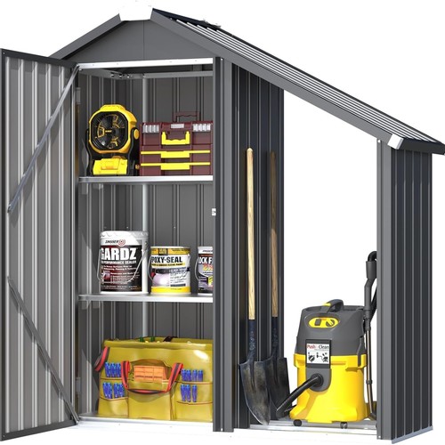 Hoher gartenschrank mit - hoher,