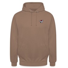 Paper Plane Stickerei Unisex Hoodie
