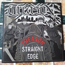 Treason – True Believers (7"-vinyl, Red/Grey Marble) straight edge hardcore, XXX