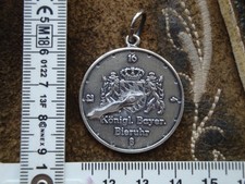 Charivari Anhänger bayrische Bieruhr 835er Silber König Ludwig 2 Bayern