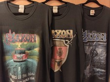 Saxon Shirt Konvolut Größe L Tour 2014 Warriors Of The Road 35th Anniversary