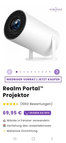 Mini realm portal - mini, projektor