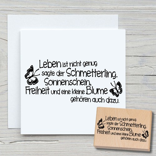 Stempel leben ist - nicht, genug