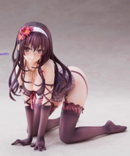 Sexy Anime Girl Kneeling