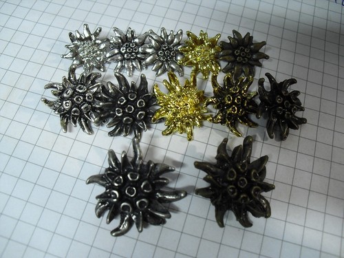 Trachten knöpfe edelweiss - trachten-knöpfe,