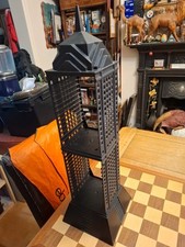 Vintage 1990er Germany Koziol Empire State Building Kunststoff CD Rack 66cm