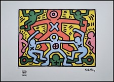 KEITH HARING * Untitled (1985) * 70 x 50 cm * signed lithograph*limited # 11/150