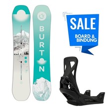 Burton Feelgood Snowboard 149cm & Burton Step On Re:Flex WOMEN Bindung M (37 - 4