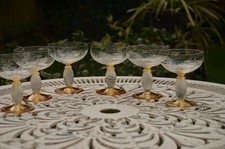 Theresienthal 6 Champagner Schalen Pieroth Exclusiv Sekt Schalen Hummelschliff  