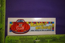 Alter Aufkleber Lotterie Rubbellos RUBBLER AN BORD